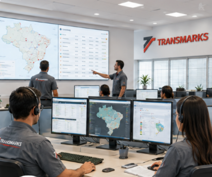 Equipe de monitoramento Transmarks